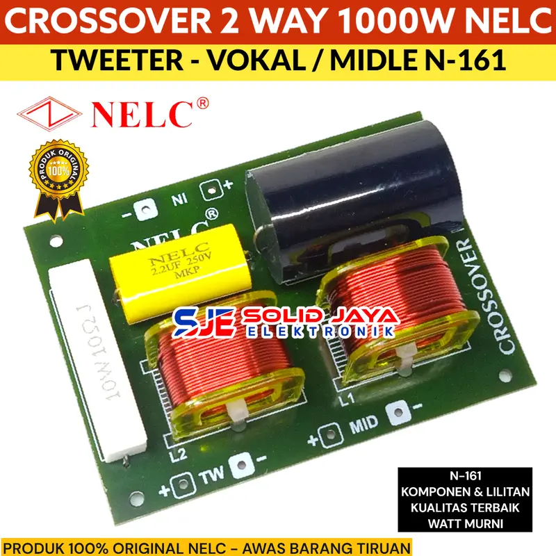 CROSSOVER TWEETER VOKAL 2 WAY N161 NELC - CROSSOVER 2 WAY NELC N-161 TWETER VOCAL MIDLE MIDEL TWITTER MIDDLE TWITER VOKAL MID HIGH HI MIDRANGE CROSOVER CROSOFER CROSSOFER KROSOFER KROSSOFER KROSSOVER KROSOVER PASIF 2 WAY NELC N 161 N-161 ASLI ORI ORIGINAL 1