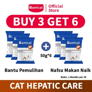 Ramical Liver Care / Hepatic Cat Food 300g (6×50g) Makanan Kucing Perawatan Hati untuk Dewasa & Kitten