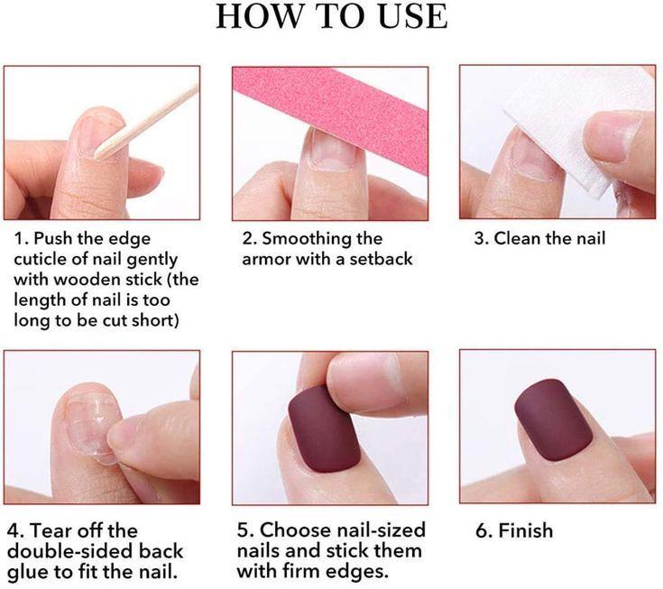 Kuku Palsu Panjang Gradasi Ungu Nails #23 (J) - Art & Polish 3