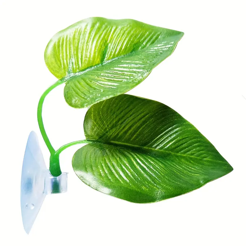 Artificial Betta Fish Leaf Pad, 1/2 Counts Natural Organic Comfortable Rest Area for Fish, Aquarium Decoration, Fish & Aquatic Supplies 3