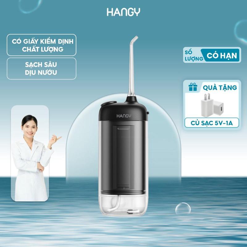 Máy tăm nước mini HANGY O16 | Chống nước IPX 8, Công nghệ tia nước êm ái, Đổi mới trong 12 tháng