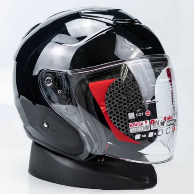 HELM MLA J5  CARBERUS Premium [SNI] Warna PUTIH Visor Clear Helm Untuk Pria Dan Wanita Dewasa 5