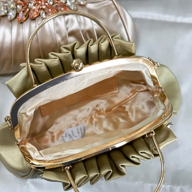 Tas Pesta AMINDA Embellished Crystal Clutch Bag Wanita 4