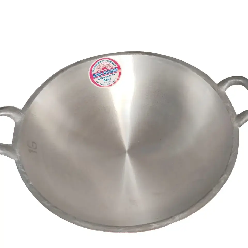 Penggorengan / Wajan Cor / kuali wajan 16 Tebal dan Anti Lengket ( 38cm) / Kuali anti lengket Perlengkapan Masak Peralatan Dapur Kitchenware