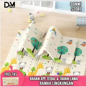 DONMI SNI | Playmate Bayi Random Motif Karpet Lipat anak Playmat Tikar Bayi Foam XPE Matras Bayi Playmat Foam Lipat