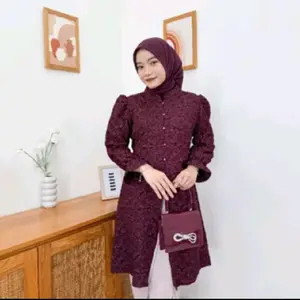 Jasmine Tunik Atasan Tunik Elegan Bahan Premium