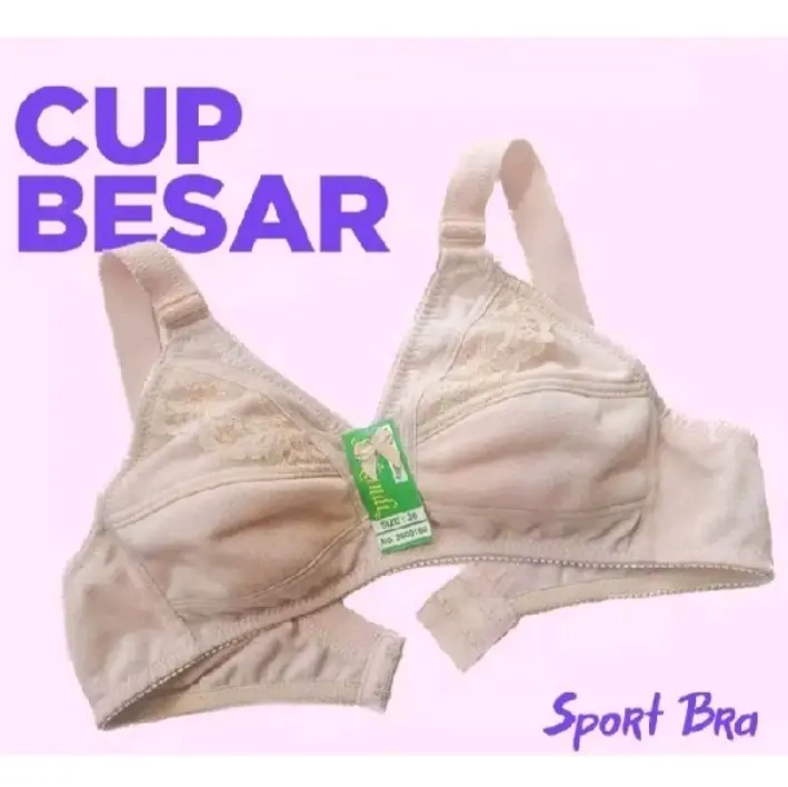 BH SRIKANDI CUP TALI BESAR // BH PLUM JUMBO TANPA BUSA TANPA KAWAT 1