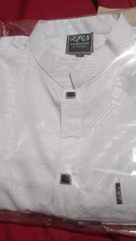 Product Review of Kemko sultan atau  Koko tangan pendek  Atasan Pria Dewasa motif etnik depan kancing vareasi bahan  Katun embos berkualitas terbaik Nyaman di pakai Baju Hitam from B**n 0