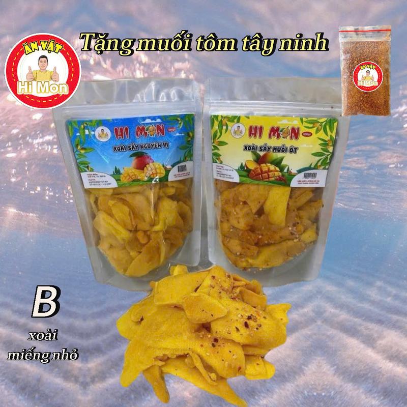  Hi Mon COMBO XOÀI SẤY DẺO LOẠI B 1KG  500G VỊ TỰ NHIÊN & NGỌT NGÀO TỪ HI MON FOOD 500G GÓI  Tặng muối tôm Tây Ninh  
