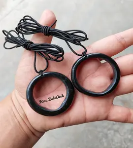 Cincin Ring Khusus Pria Kuat Batu Giok Black Jade Original Asli Aceh