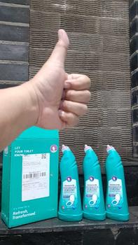 Product Review of 【inemjogja X Logeski】Logeski pembersih kerak wc Toilet Bowl Cleaner memiliki daya pembersihan yang tinggi. Tidak perlu menggosok dengan keras. Membersihkan toilet, mendisinfeksi dan membersihkan 99,9% from j**n 0