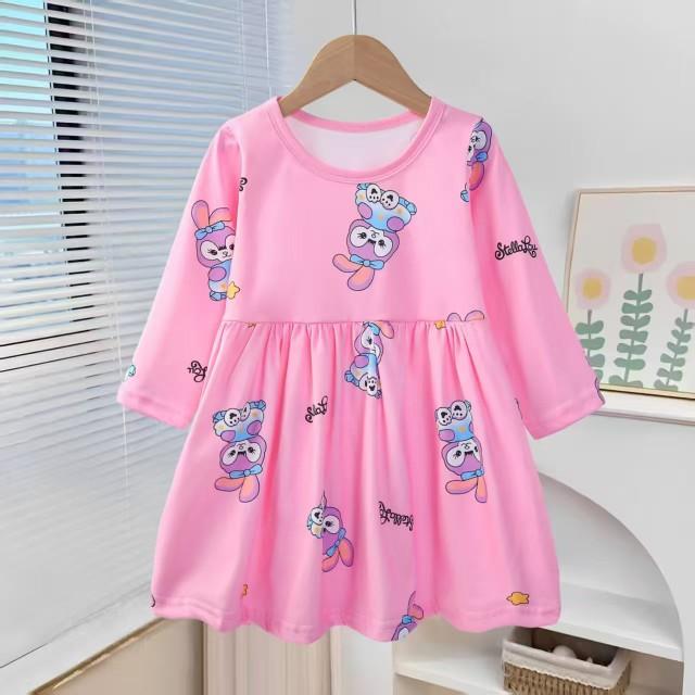 AVASHOP- Dress organik lengan panjang perempuan untuk usia 1 sampai 3 tahun Fashion AVASHOP- Dress organik lengan panjang perempuan untuk usia 1 sampai 3 tahun Fashion