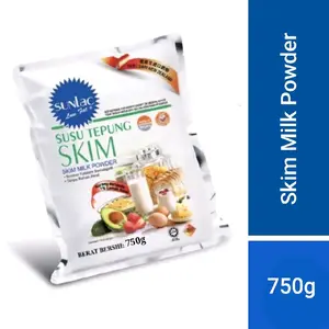 SUNLAC Low Fat Susu Bubuk Skim Malaysia (750g)