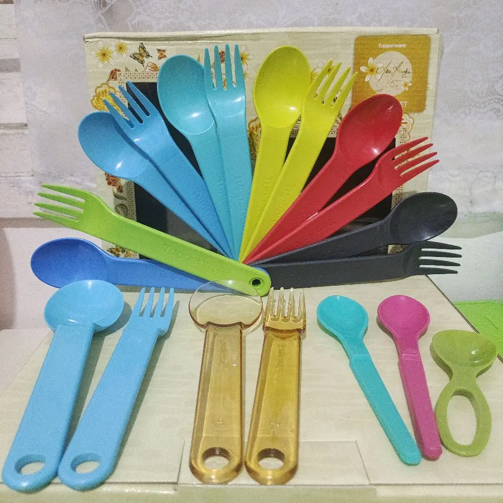 Sendok Tupperware Aneka sendok Anak/Bayi/Dewasa, Ada yg set maupun satuan