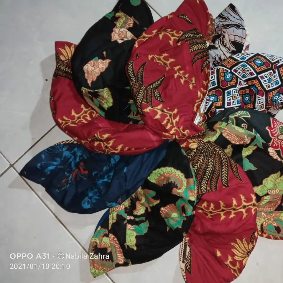 Topi WELDER Katun Batik