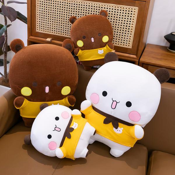 Gấu Bông BuBu Dudu Áo Vàng Mới Nhất – Gối Ôm Tựa Lưng Siêu Mềm Đáng Yêu Đồ Chơi Búp Bê BuBu Dễ Thương Cho Bé Quà Tặng Cặp Đôi