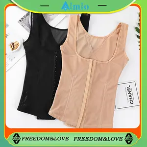 AIMIO Korset Longtorso Korset 4 Tulang Penyangga Motif Polos A5565 Wanita Girdle Material Polyamide Spandek Fitur Nyaman Dingin Sempurna Untuk Ideal