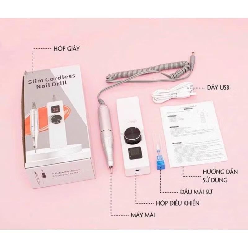  Máy mài tích điện iBelieve TP303 nhỏ gọn tiện lợi chính hãng làm móng 