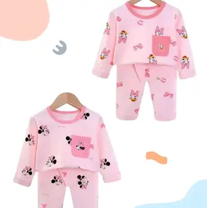 New Collection Fashion Pajamas PP anak perempuan Motif Karakter Lucu dan Nyaman untuk Tidur