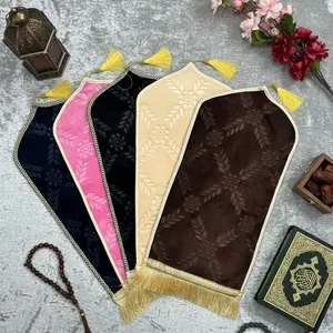 SAJADAH KUBAH MINI || SAJADAH ANAK || SAJADAH ALAS WAJAH || MOTIF PADI MOTIF LOVE UKURAN MIINI 60X30CM