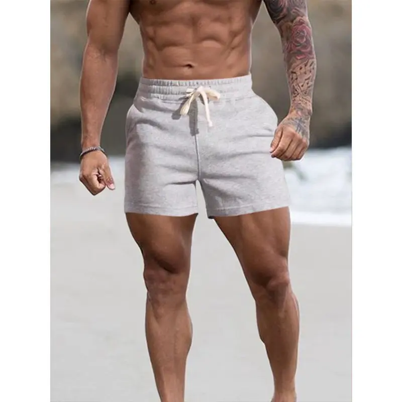 American slim shorts men's summer thin breathable fitness training running squat breathable three-point basketball pants Fitness Training Squat Pants American Running Shorts Men's Leisure Pants Pants Summer