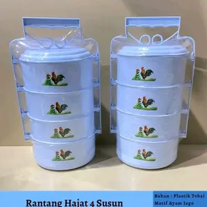 Rantang ayam jago 4 susun