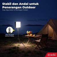 Gambar AOKI Tripod Lampu Portable Adjustable – Kaki Tiga Stabil, Tinggi Dapat Disesuaikan, Anti-Selip, Cocok untuk Outdoor & Camping - Tripod AOKI aja dari Aoki Official Kota Administrasi Jakarta Timur 3 Tokopedia