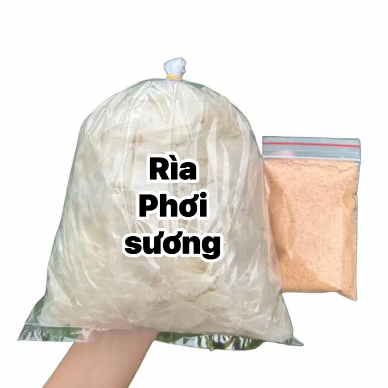 500gr bánh tráng rìa phơi sương không ủ bơ (tặng muối) miếng lớn không vụn