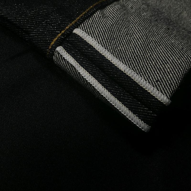 celana jeans denim selvedge bifmore denim Panjang Pria Dewasa   Hitam Slim Straight Fit 2