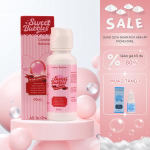 Dung dịch ngâm và bảo quản kính áp tròng Sweet Bubbles (Chai 60ml)