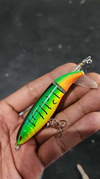 Product Review of Umpan Casting Propeller Water Tractor 10cm/13gr Umpan Pancing Ikan Ekor Berputar Treble Kail Metal from S**a R**u 7** 0