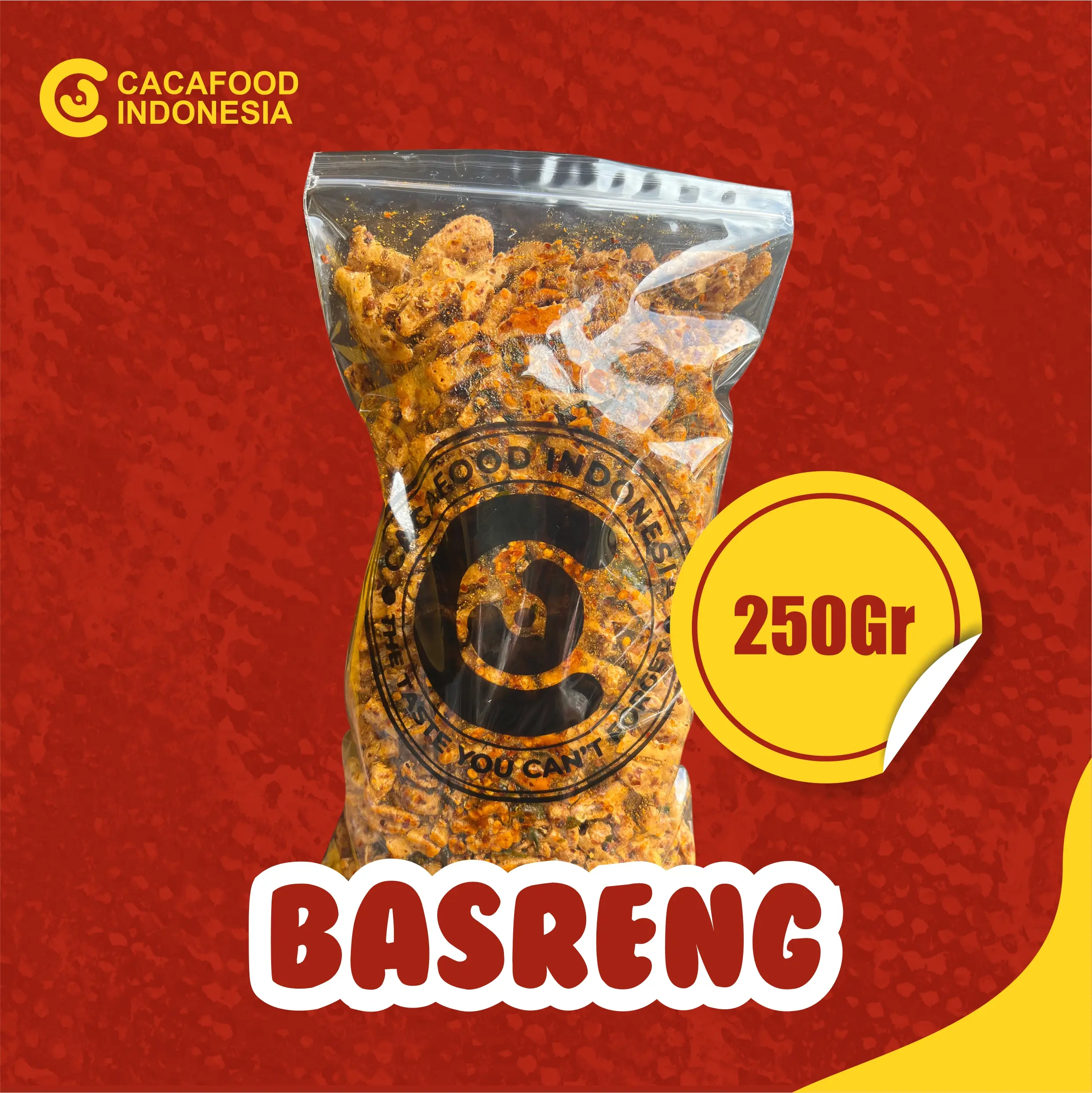 BASRENG CHILI OIL REMPAH PROMO 250 GR CACAFOOD Snacks Food Pedas viral