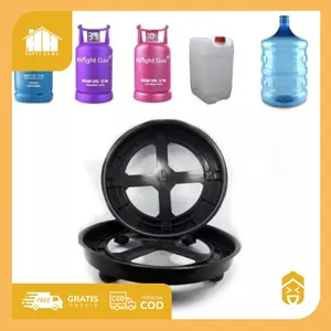 Troli tabung GAS serbaguna dengan 4 roda/tatakan GAS Galon