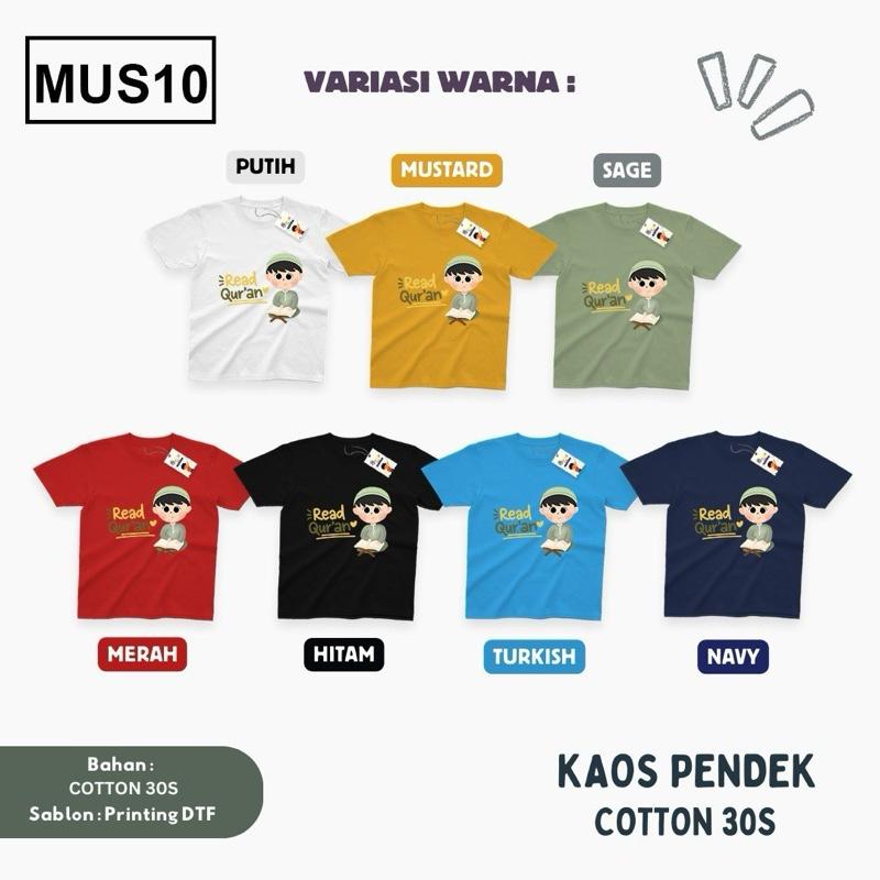 Atasan Kaos Anak Lengan Panjang Motif Muslim Series 1