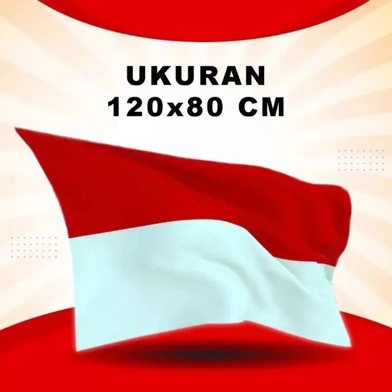 Bendera Umbul gergaji paket 2 in 1 Bendera Indonesia / umbul umbul Warna Bendera merah putih Dekorasi luar ruangan 3