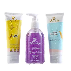 Paket lengkap hb Vezskin kemasan baru ori Pencerah Semua Jenis Kulit Kulit Kering Mencerahkan