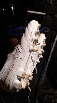 Product Review of Sepatu MZN Sepatu bola kulit asli sol KDH size 39-43 putih strip putih from r**g 2