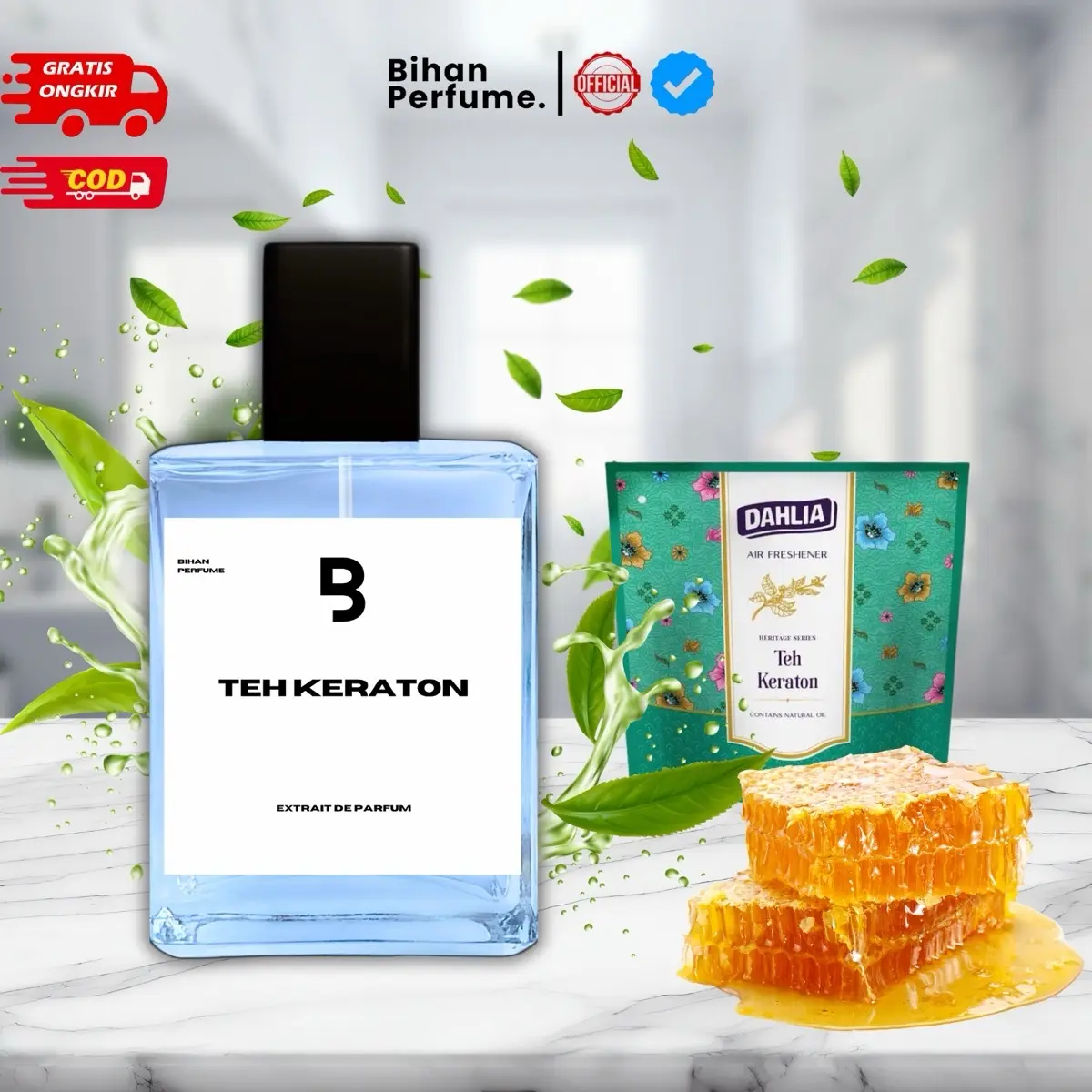 Teh Keraton By Bihan Perfume - Extrait De Parfum Pria Wanita Dahlia