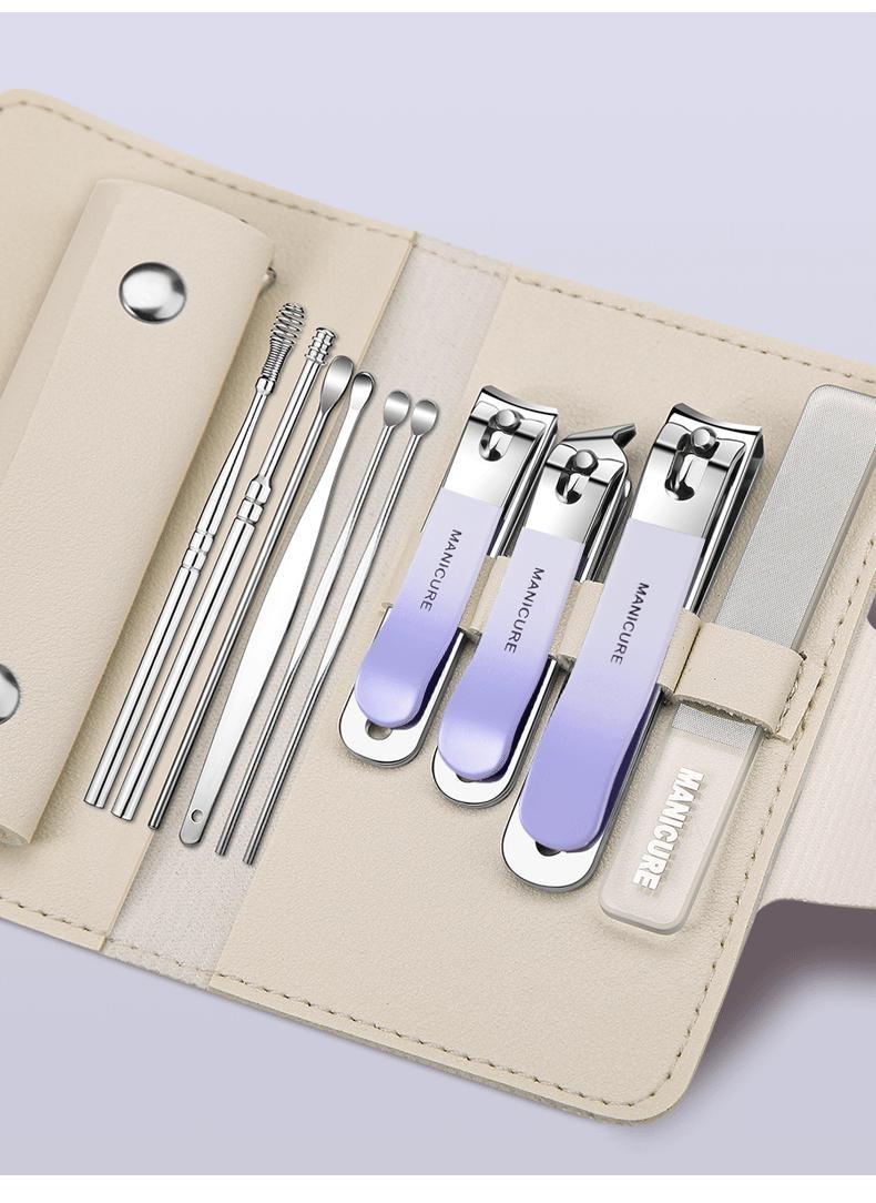 Product Introduction of Portable nail clipper, nail file, nail clipper+ear scoop set, 10 piece set, ear scoop 12