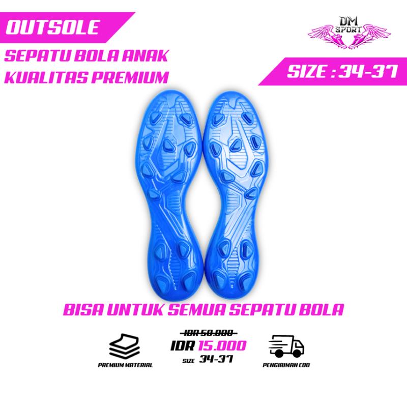 OOUTSOL TELAPAK SEPATU BOLA SOL BOLA ANAK-ANAK 34,35,36,37 Sapatu Bola 4