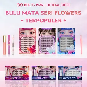 Beauty Plan Bulu Mata – Lentik Natural, Bisa Dipakai 20x! Cocok untuk Pemula & Aktivitas Harian Seri Bunga: Peony, Rose, Lily Super Worth It – Satu Pasang untuk 20 Hari Cantik!