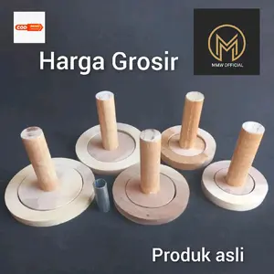 Cetakan donat kayu jati dan pembatas/CROMBOLONI