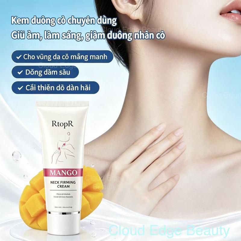 RtopR Mango Kem dưỡng da cổ | Dưỡng ẩm | Chăm sóc da | Cổ khô | Nếp nhăn cổ 40g