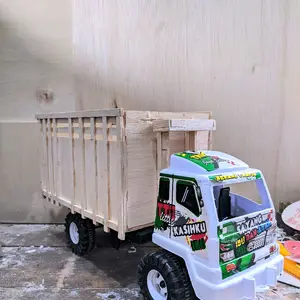 Bak Truk Plastik Miniatur Mainan Oleng Triplek Cocok Untuk Aktivitas Anak