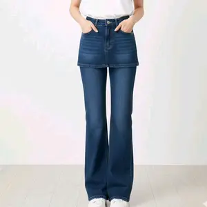 Girlcore.id - Skirt Pants Side Part - Celana Wanita Premium dan Kekinian Korean Style