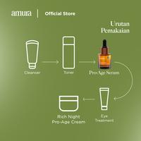 Gambar [TwinPack] Amura Pro-Age Serum 20ml | HPR Bakuchiol dan Niacinamide Mengurangi Tanda Penuaan Mencerahkan Kulit Mencerahkan Wajah Memudarkan Noda Hitam Memperkuat Skin Barrier Kuning Tetes dari AmuraOfficial Kab. Bogor 4 Tokopedia