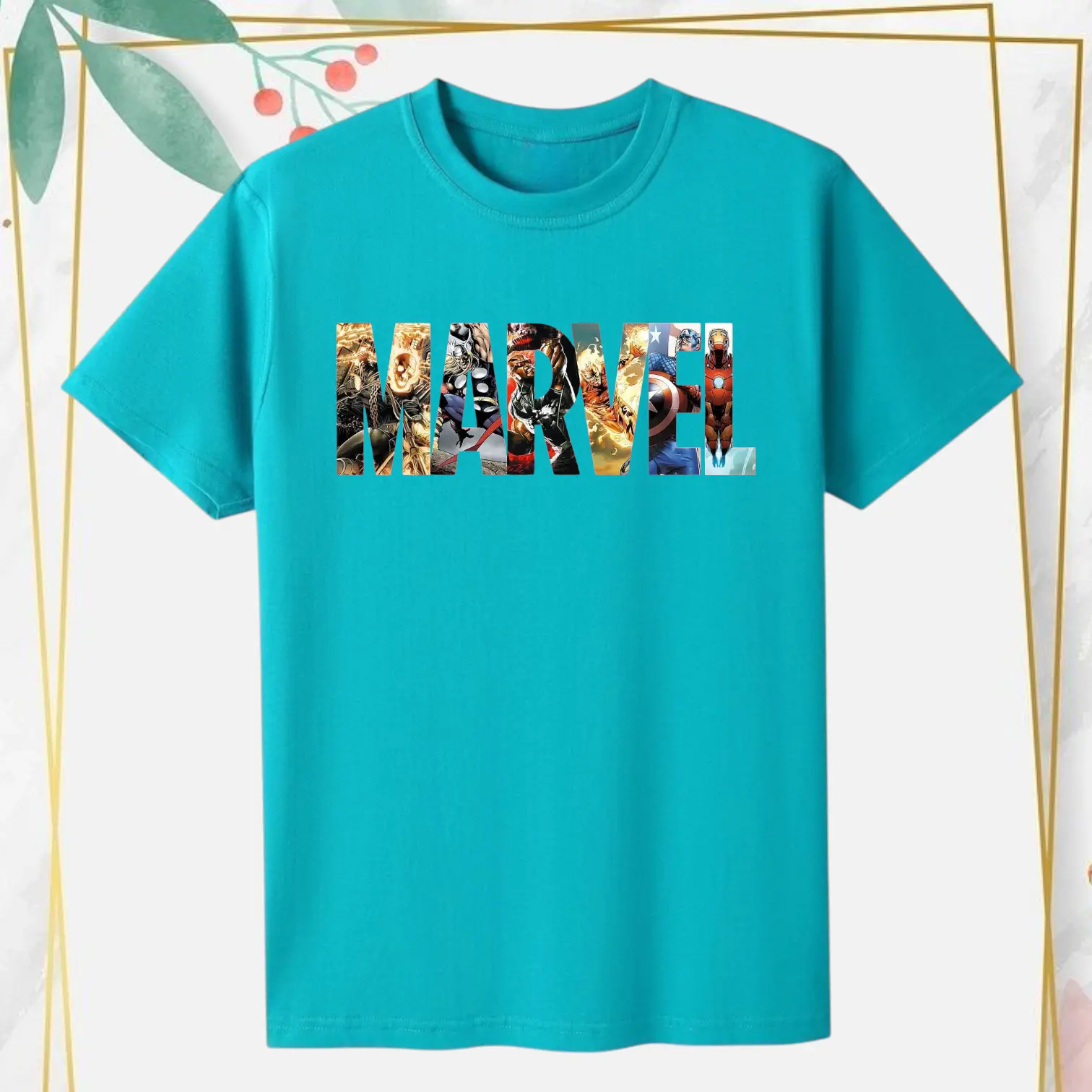 Kids T-Shirt 100% Soft cotton 180+gsm Premium Quality Ready Stock Tshirt MRVL02
