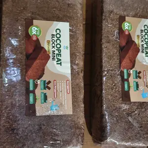 INFARM - Cocopeat Block Media Tanam Sabut Kelapa Halus Serbuk Balok Mini Media Tamabahan Tanaman Campuran Isi Pot Polybag Cocoblock Viral Siap Pakai Penggembur Tanah Ramah Lingkungan Media Tanam Anti Jamur Cocok Untuk Hidroponik Anggrek Sayuran Buah