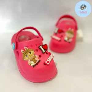 New - Sandal Bunyi Cit-Cit Anak Perempuan Karakter LABUBU GEMOY - Uk 20-23