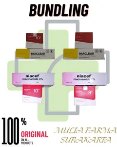 BUNDLING GLYCORE+NIACEF4%, GLYCORE+NIACLEAR - Pakte Acne Cream, Brightening, Oil Control, Skincare